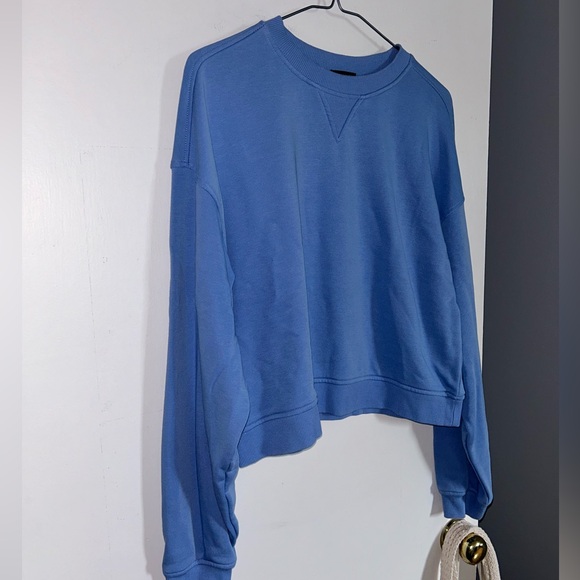 Dynamite Cropped Crewneck Sweater - Picture 1 of 4